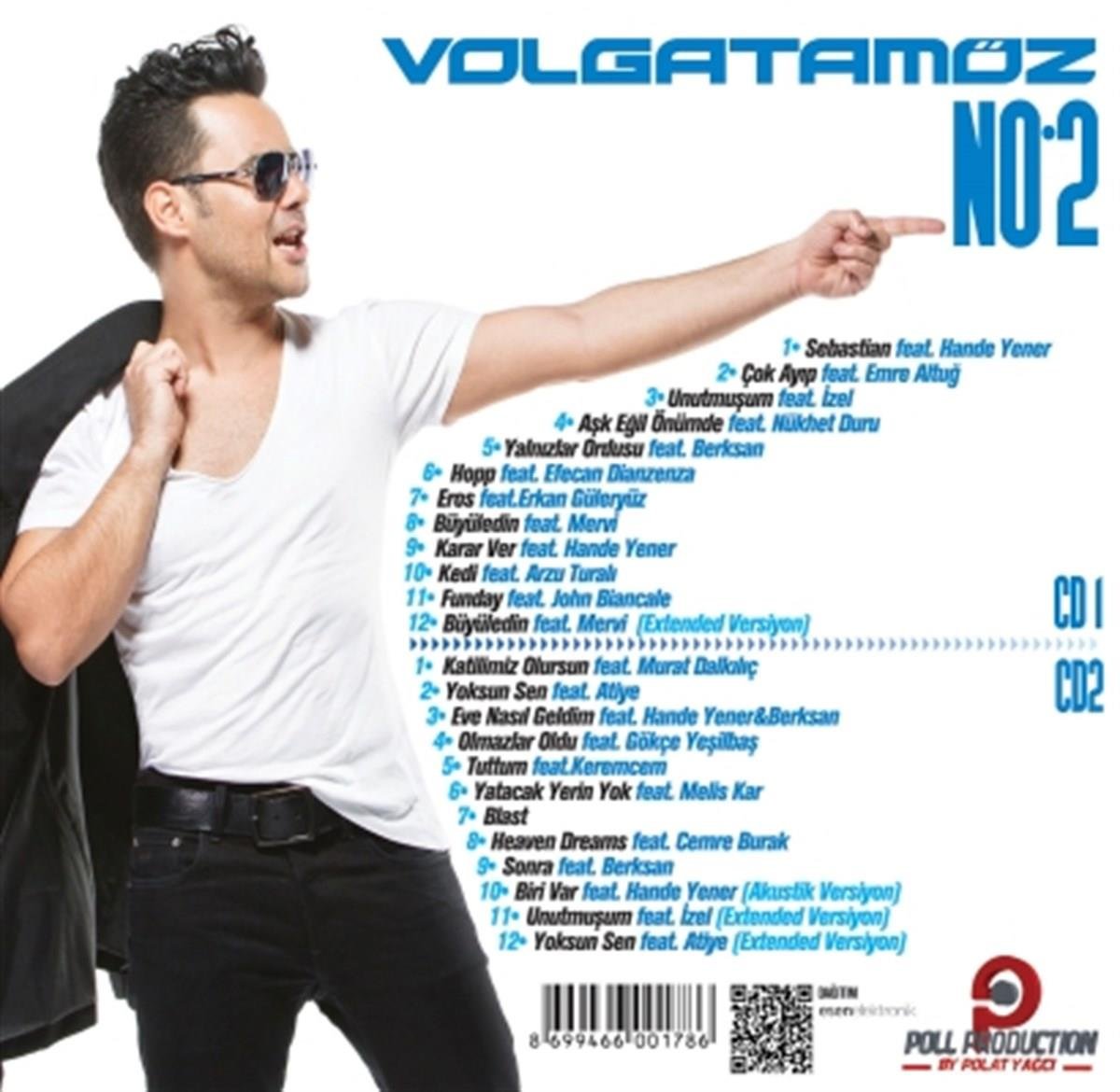 VOLGA TAMÖZ - No 2 (Türk Popu) | 2CD)Volga Tamöz CD