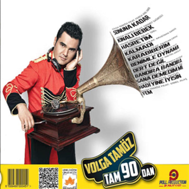 Volga Tamöz - Tam 90 Dan CD | karışık pop | DJ Mix | CD |Türkischer pop Musik | CD