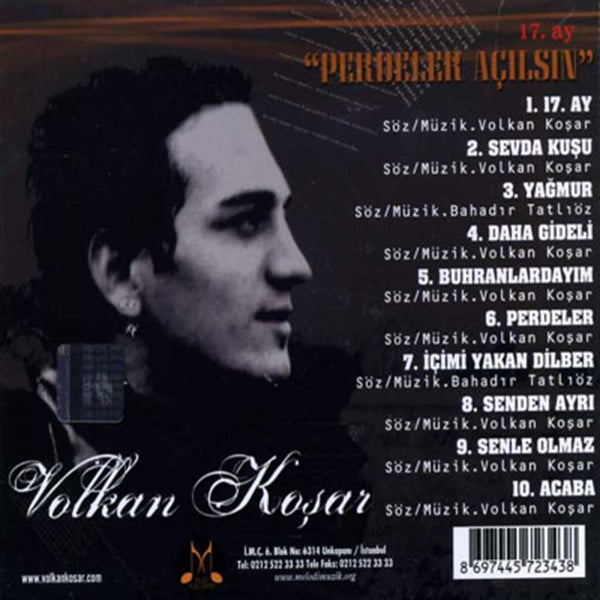 Volkan Koşar - Perdeler Açılsın | CD | Türk Rock | Türkischer Rock | CD | Almanya