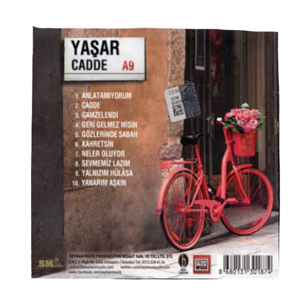Yaşar CD -Yasar- Cadde | A9 ( CD)Türkçe | pop | CD'ler