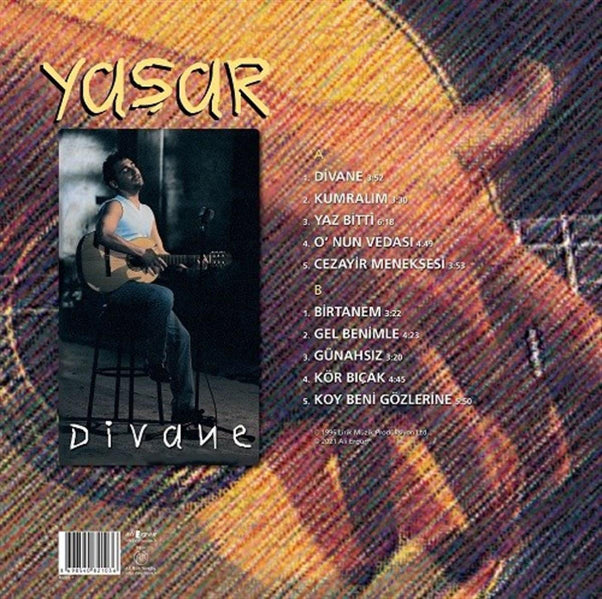 Yaşar - Divane (Plak)Turkish Pop | Türkçe pop | Plak | Türkçe Plak | Schallplatte | LP