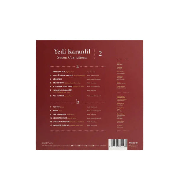 Yedi Karanfil - 2 (Plak) Enstrümantal | müzik | Plak | kayıt | LP
