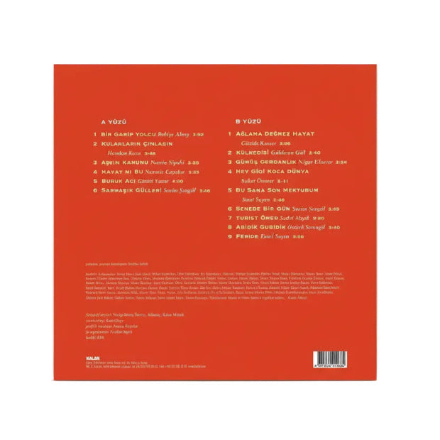 Yeşilçam Şarkıları Plak | Cilt 1| Aşkın Kanunu (Türk Sanat Plak) Schallplatte | LP