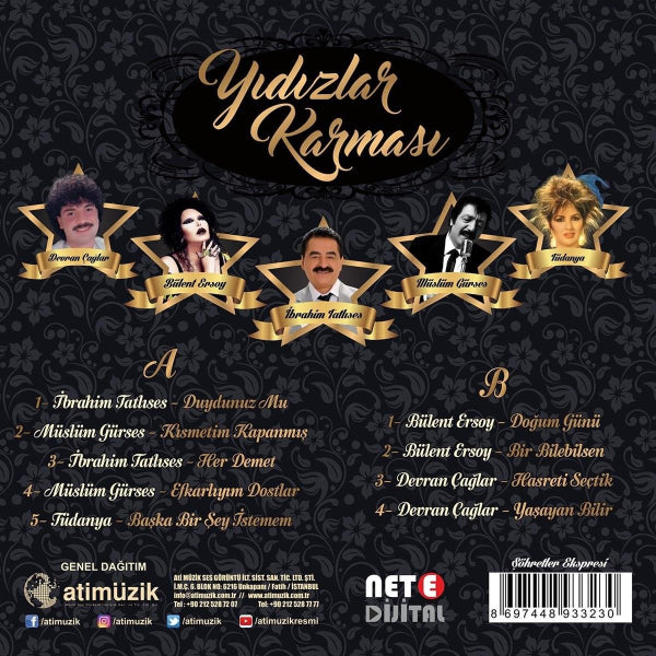 Yıldızlar Karması Plak |(KARIŞIK ARABESK Plak) Schallplatte | LP