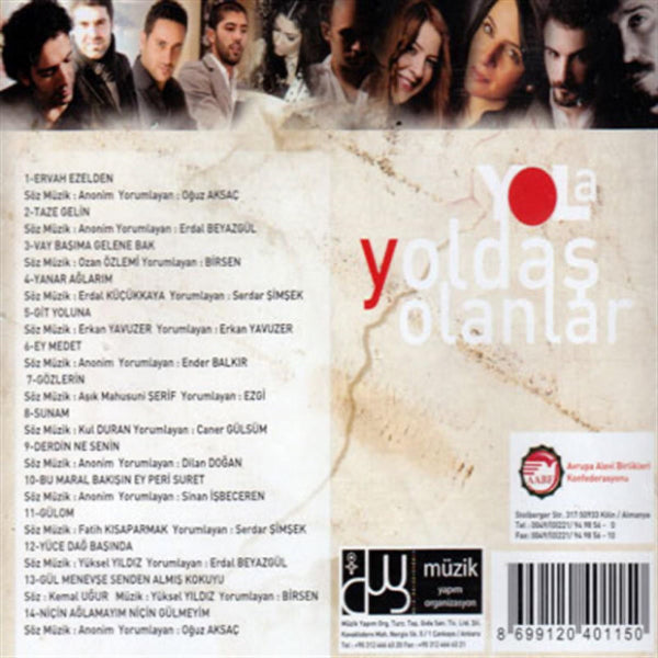 Yola Yoldaş Olanlar | CD |Türk | halk | müziği | CD Sipariş | Almanya