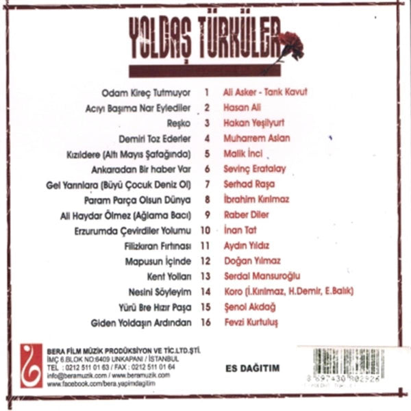 Yoldaş Türküler CD |Türk halk müziği |türkische Volksmusik | CD | halk müziği