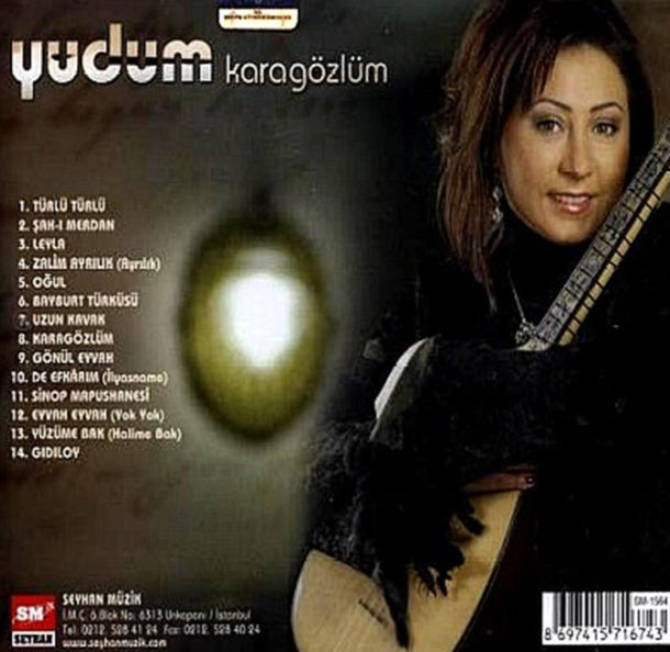 Yudum - Karagözlüm ( CD ) |Türk |  Halk | Müziği | CD