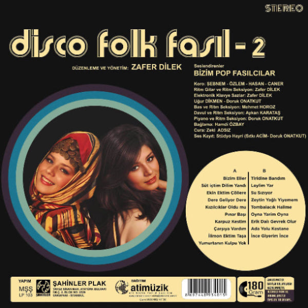 Zafer Dilek - Disco Fasıl | Plak | Schallplatte | LP | Anadolu Rock | Schallplatte | LP
