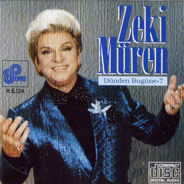 Zeki Müren CD - Dünden Bugüne | 7 (Türkische Kunstmusik | CD)Türk Sanat | Müziği | CD