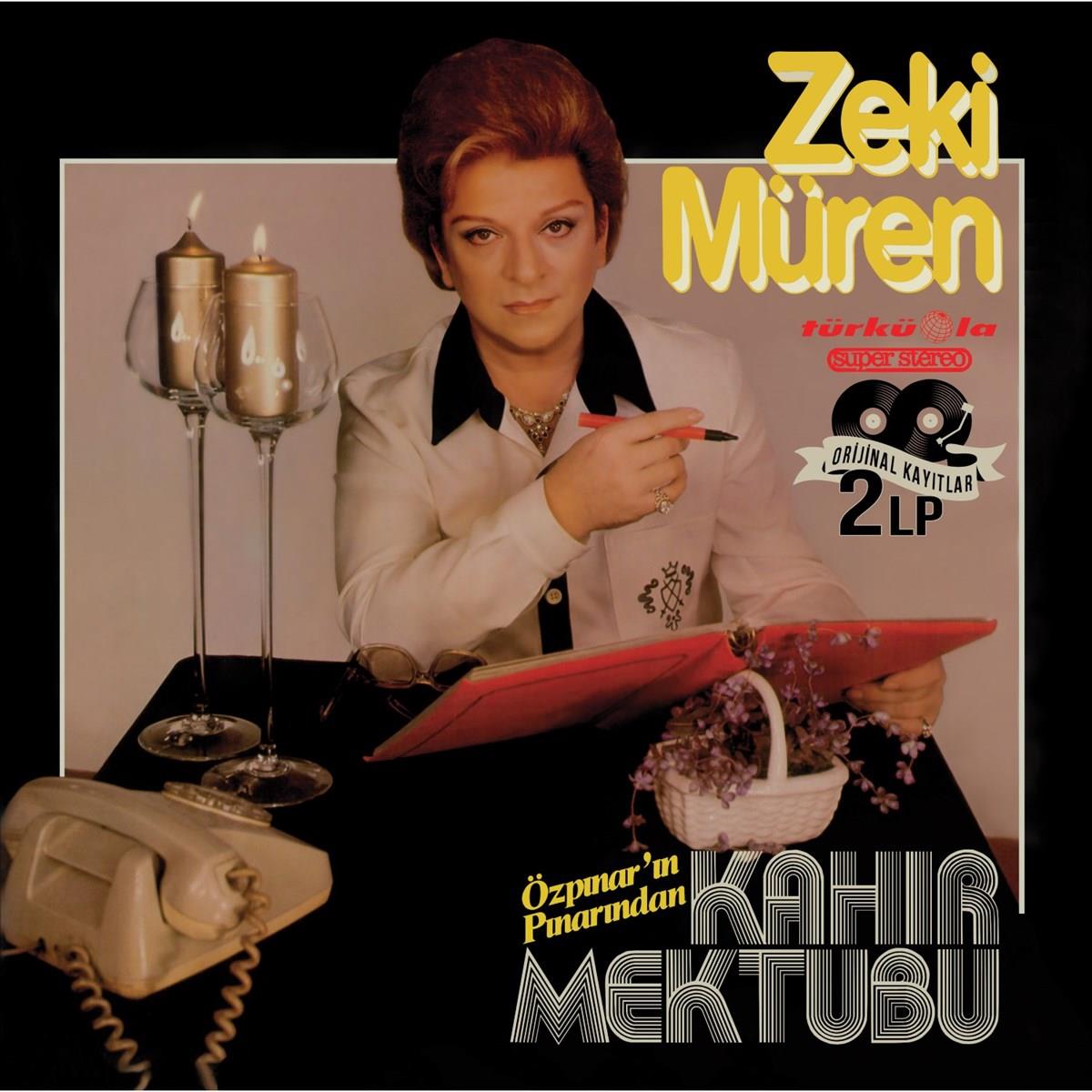 Zeki Müren Plak | Kahır Mektubu | Türk Sanat | Sanat Müziği (2 Plak) Schallplatte | LP