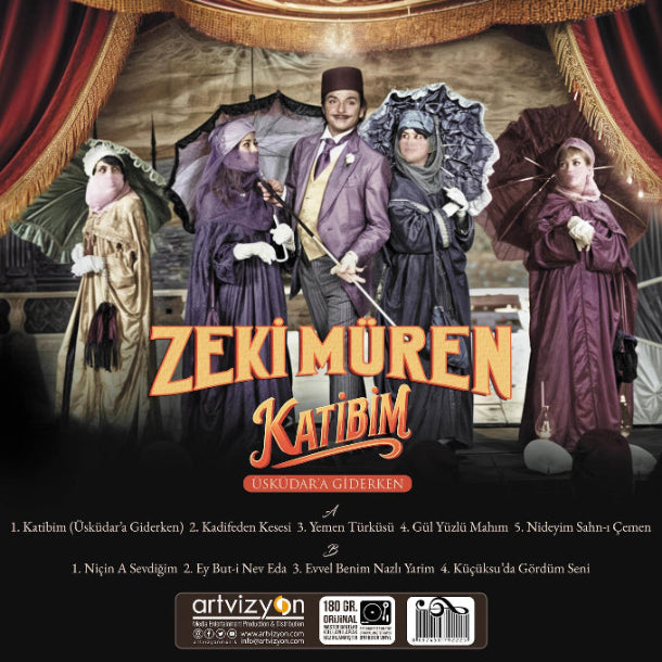 Zeki Müren - Katibim (Üsküdar'a Giderken) (Plak) Almanya | Belçika | Hollanda | Plak sipariş