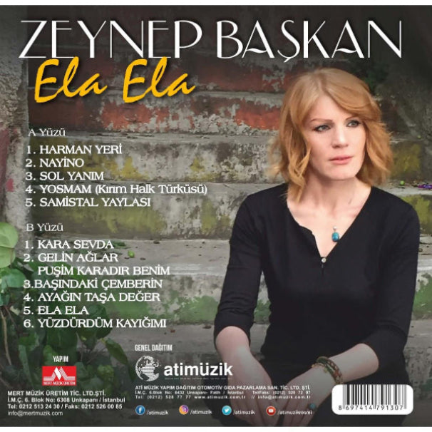 Zeynep Başkan CD- Ela Ela ( CD ) Karadeniz | Türküleri | Türk Halk | Müziği | CD