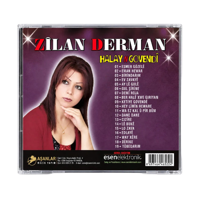 Zılan Derman - Halay / GOVENDİ(CD) Zilan Derman Halay GOVENDİ CD | Kürtçe | CD