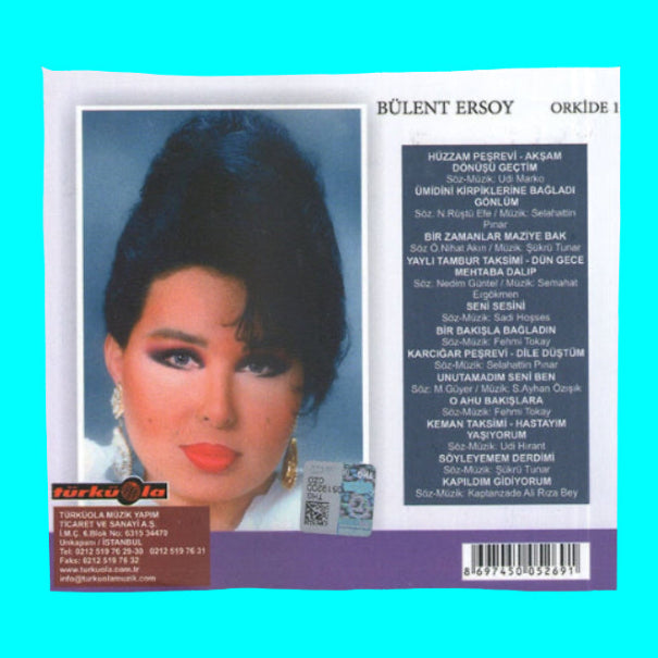 Bülent Ersoy - Orkide 1 (CD)Bülent Ersoy Orkide 1 CD | Türküola Müzik | CD