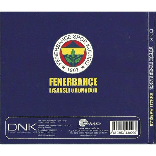 Büyük Fenerbahçe - İddialı Marşlar (CD)