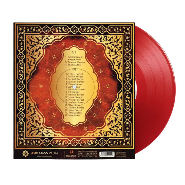 Kur'an-I Kerim - Abdülbasid Abdussamed Plak |Abdülbasid Abdussamed Kur'an-ı Kerim (Kırmızı Renk LP)Plak