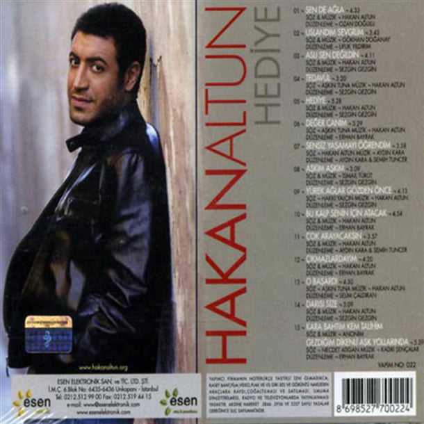 Hakan Altun - Hediye (CD) Hakan Altun CD | Hediye CD | Türkçe | Arabesk | CD | CD's