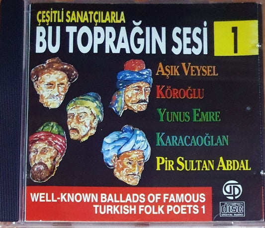 Bu toprağın Sesi 1 CD- Bu Topragin Sesi-Çeşitli Sanatçılarla(CD)Türk Halk CD