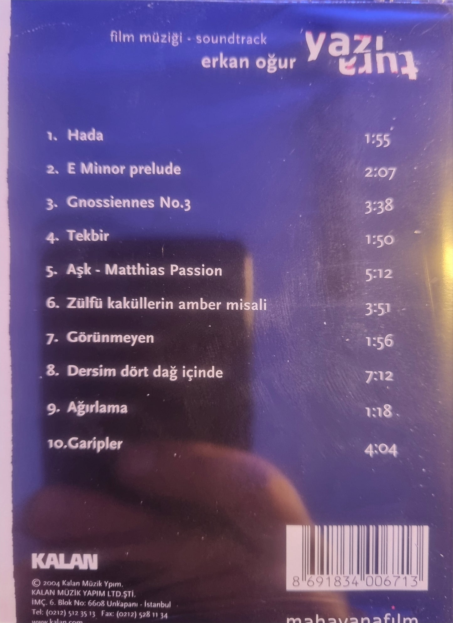 Erkan Oğur - Yazı Tura Orijinal Film Müzikleri (CD)