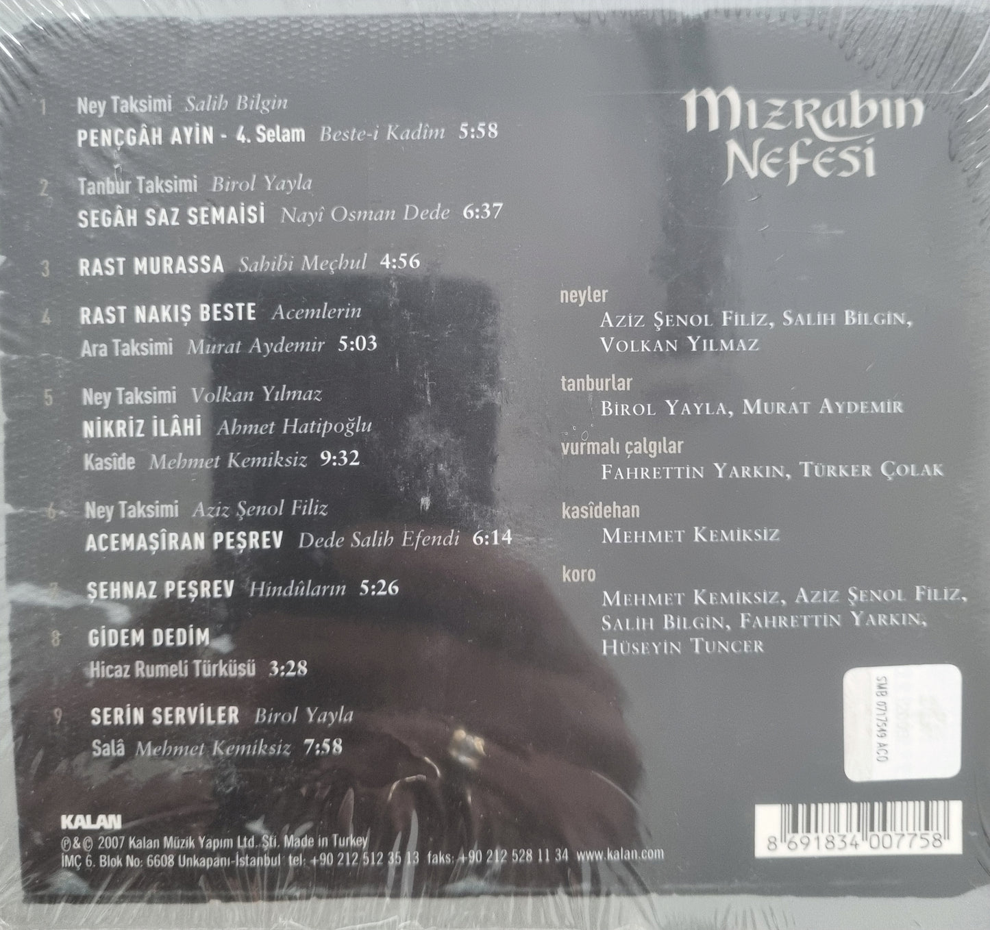 Mizrabin Nefesi - Neyler-Tamburlar (CD)