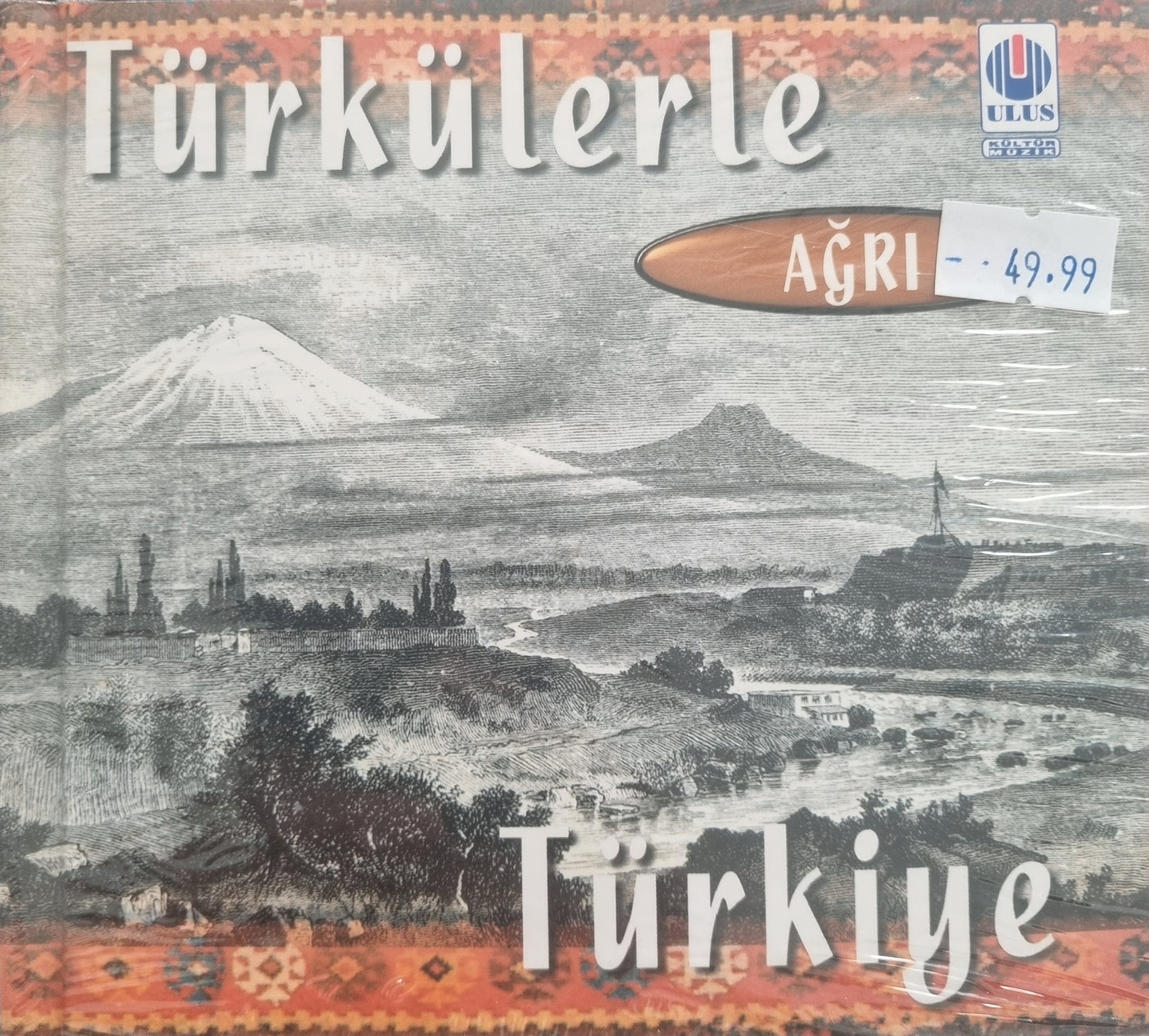 TÜRKÜLERLE AGRI TÜRKIYE CD+Kitap /Türkülerle agri Türkiye Cd