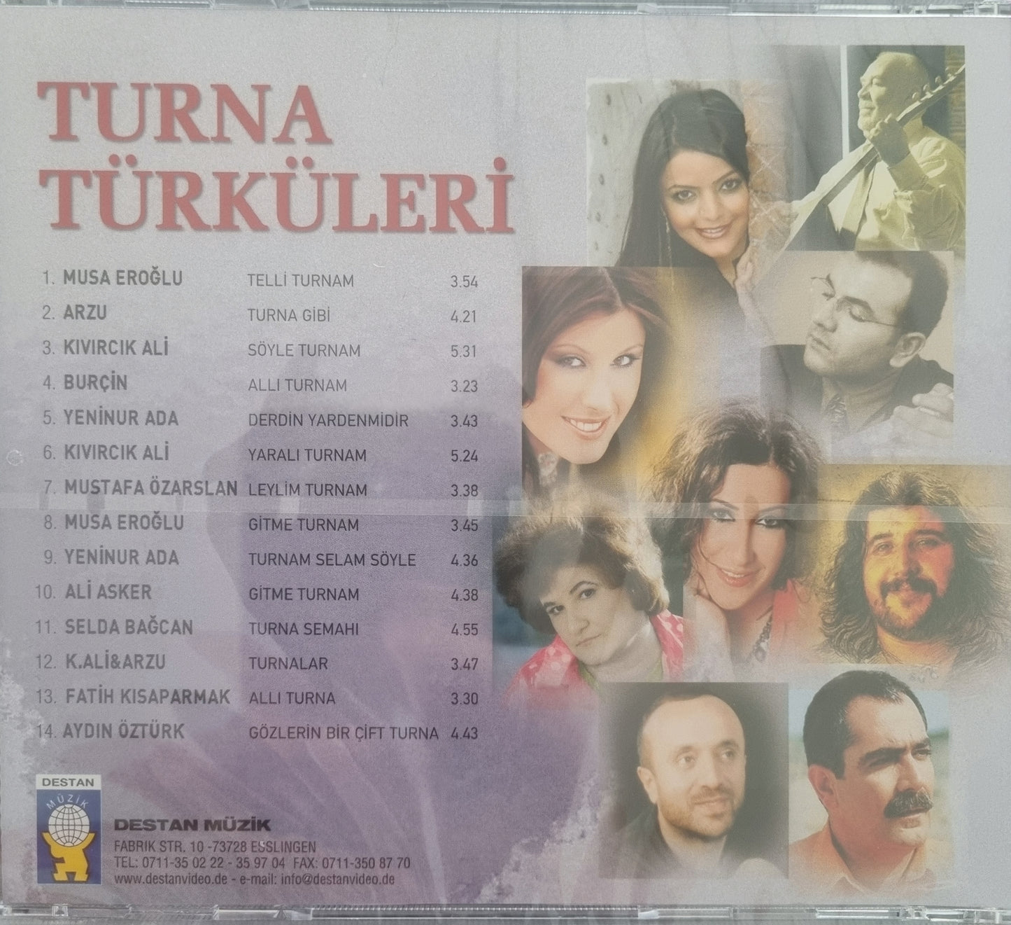 TURNA TÜRKÜLERi -Degisik Sanatcilarla CD