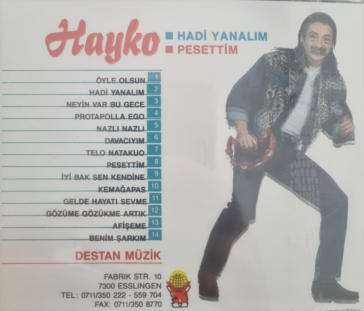 HAYKO -HADI YANALIM Pesettim -Hayko-Hadi Yanalim- CD