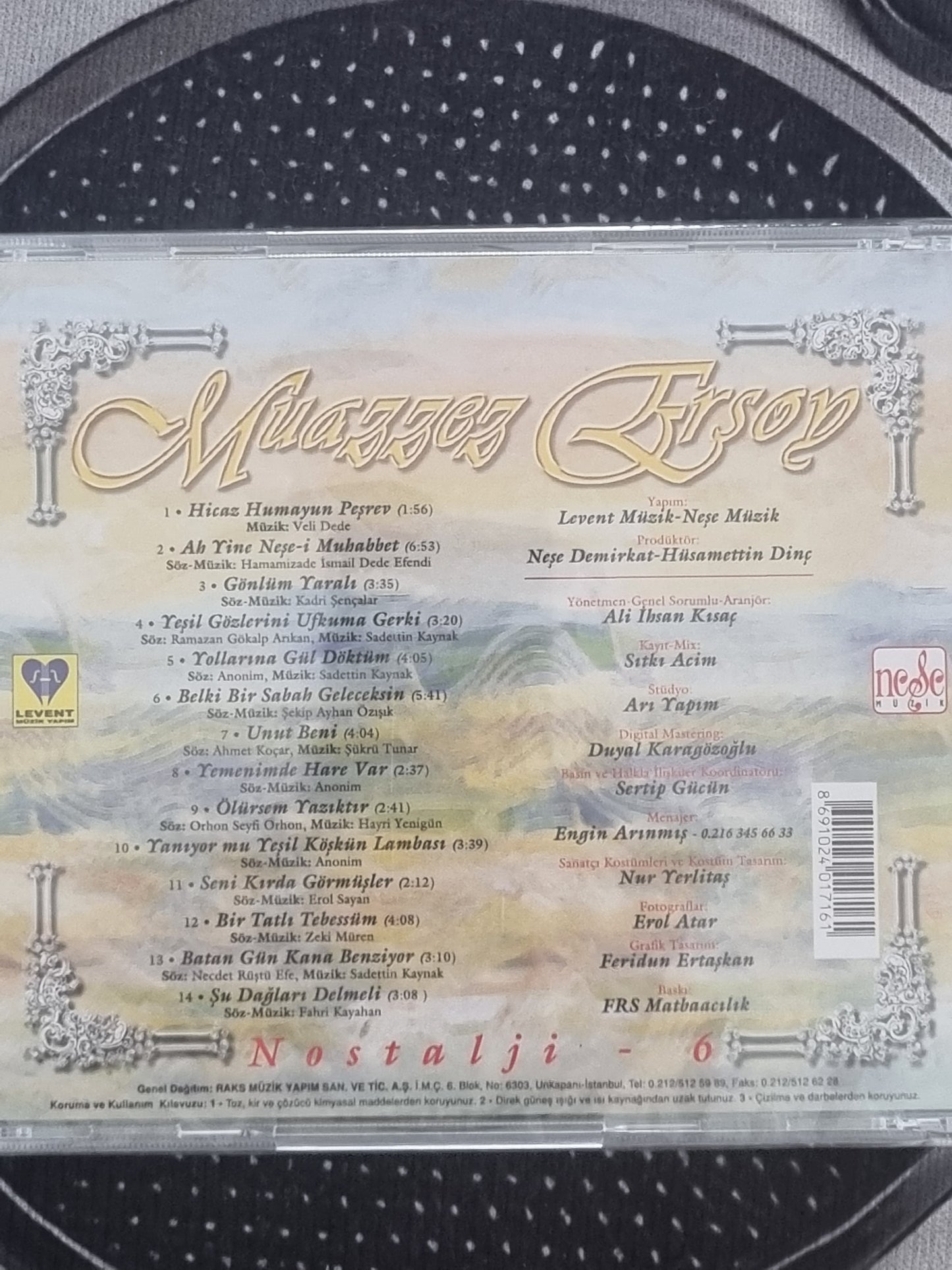 MUAZZEZ ERSOY - NOSTALJI 6 - CD