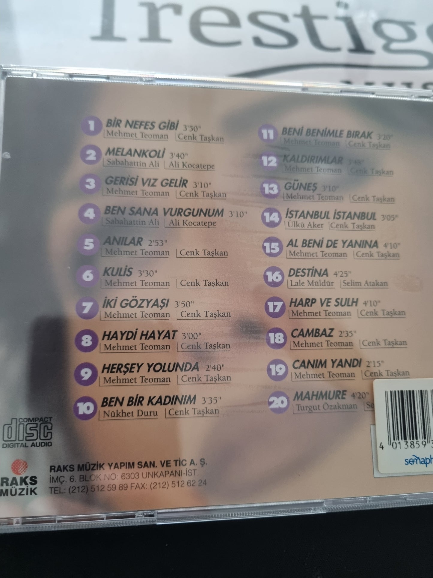 Raks/Nükhet Duru'dan Bir Nefes Gibiler(CD)