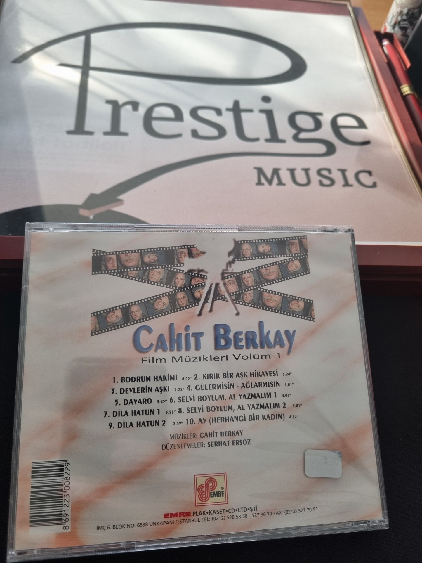 Emre Müzik Cahit Berkay - Film Müzikleri 1 (CD)