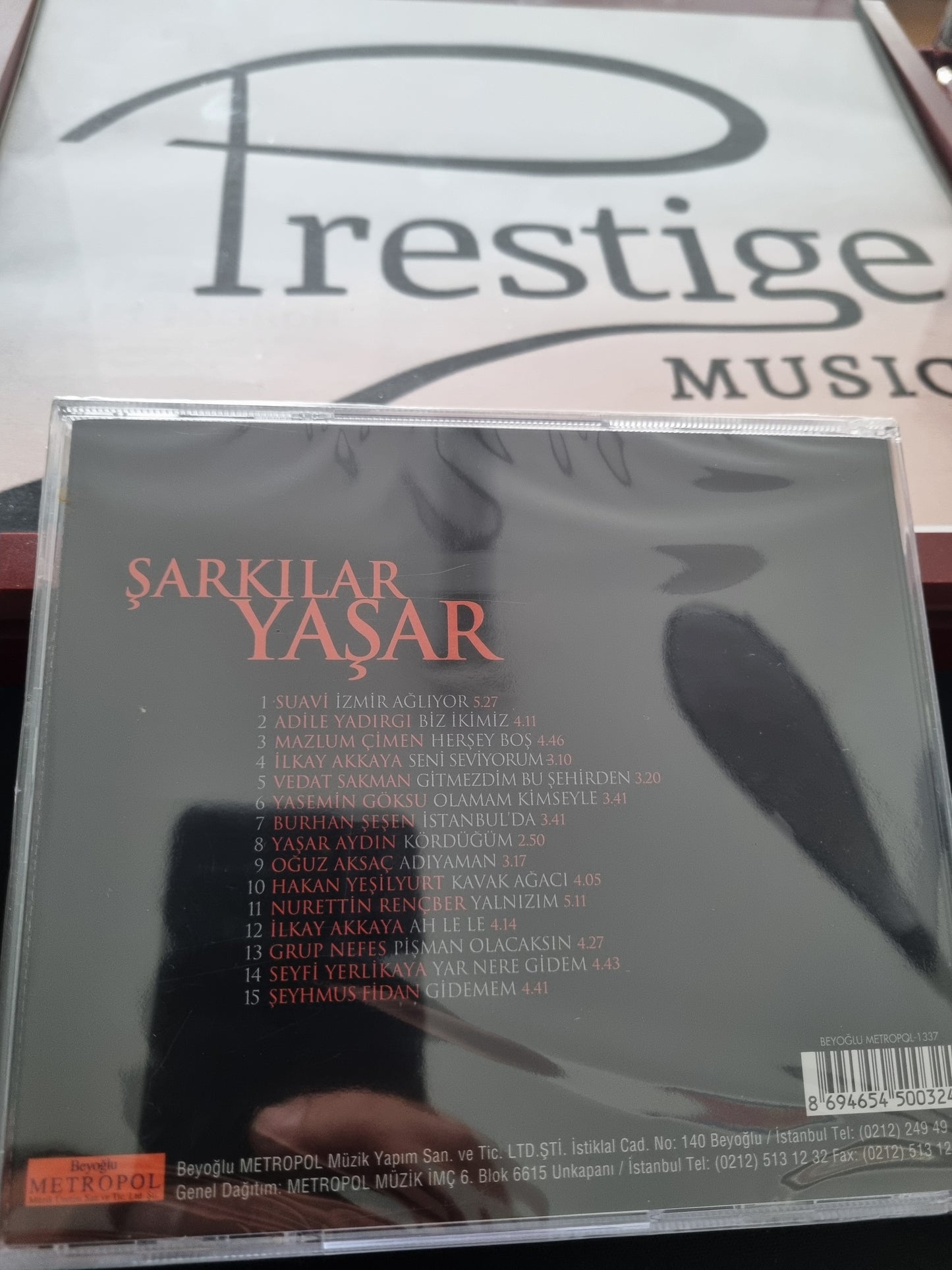 Metropol Müzik/ Şarkılar Yaşar-Yaşar Aydın(CD)