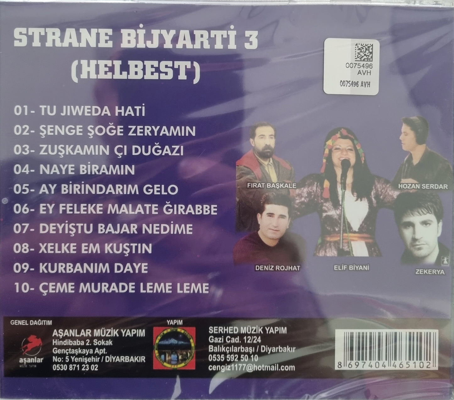 STRANE BIJYARTI 3 ( HELBEST ) CD / SERHED Müzik