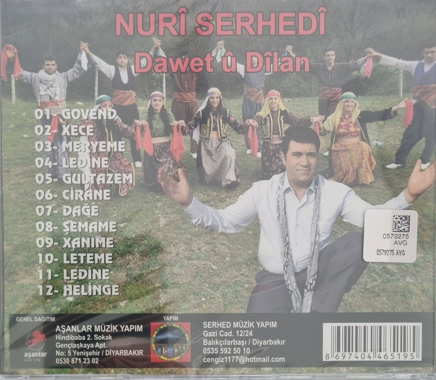 Dawet û Dîlan Nurî Serhedî CD