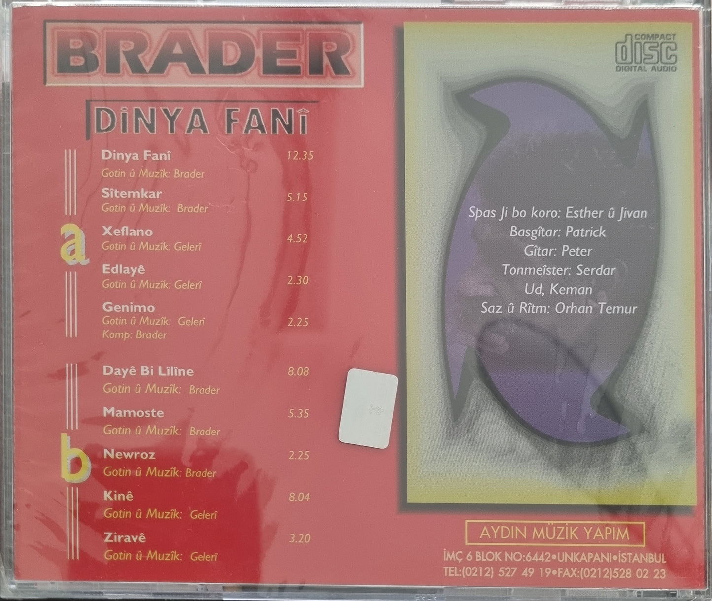 BRADER-Dinya Fani CD