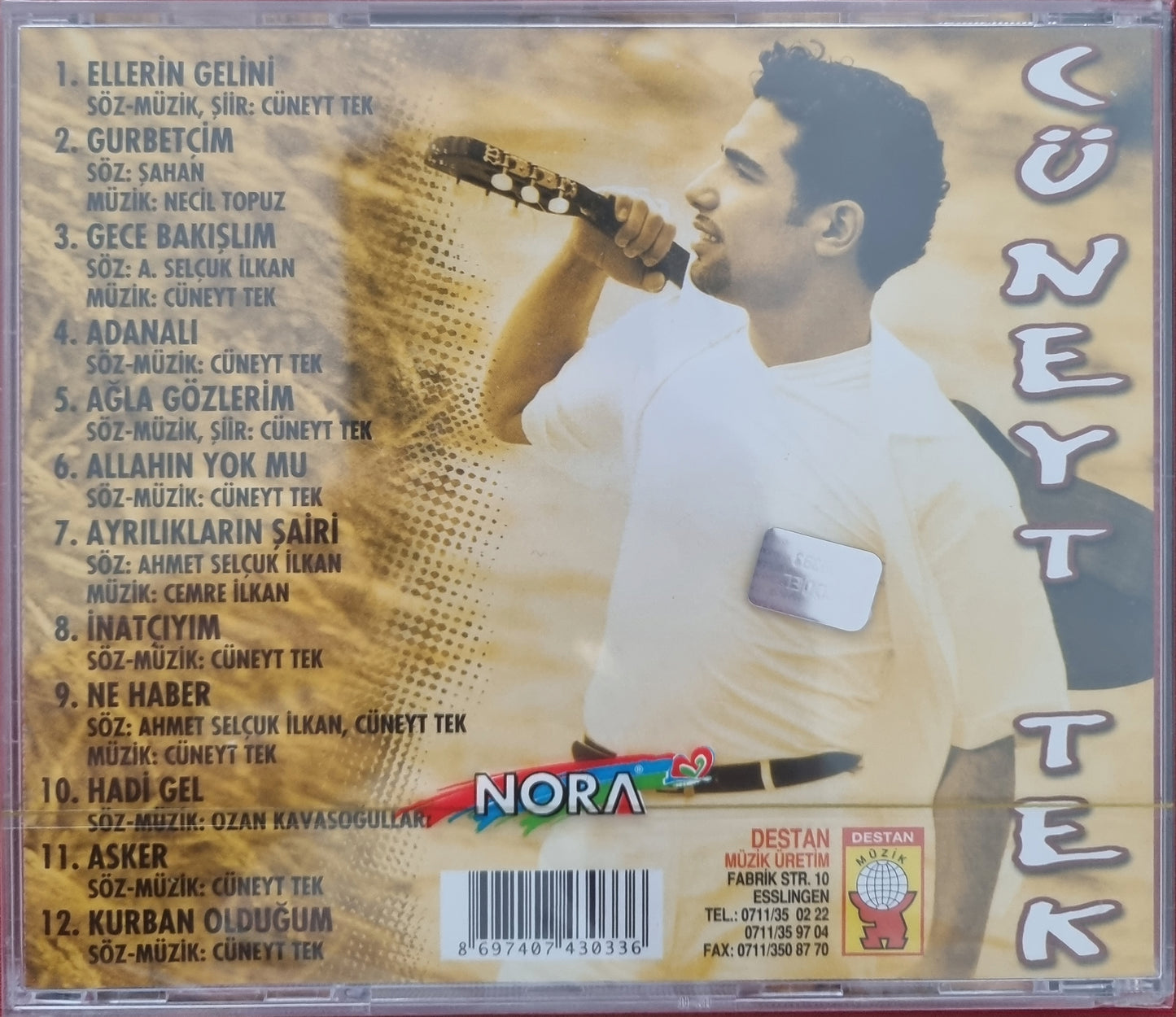 CÜNEYT TEK -Ellerin Gelini CD