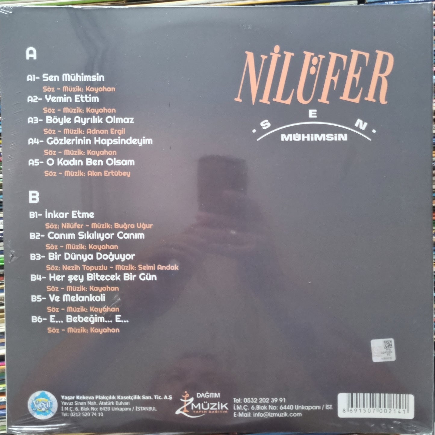 Nilüfer - Sen Mühimsin (Plak)Schallplatte