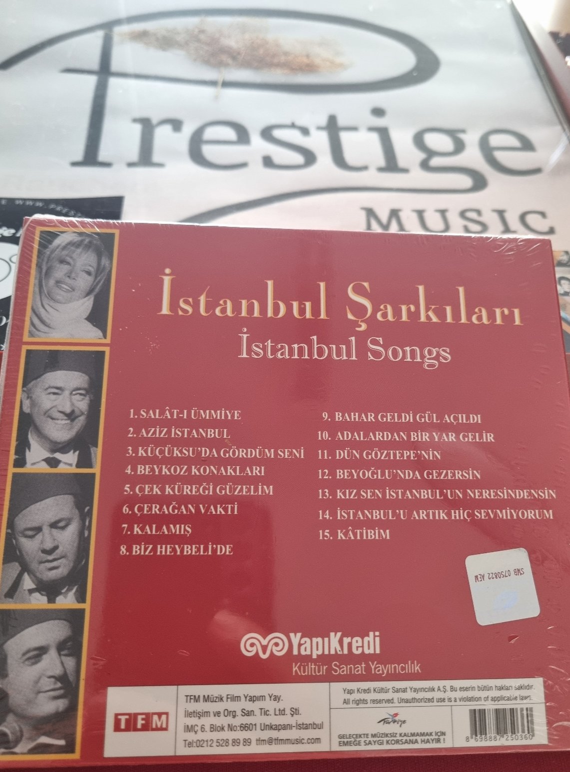 İstanbul Şarkıları CD İstanbul Songs CD-Emel Sayın-Modern Folk Üçlüsü CD