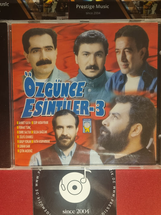 Özgürce Esintiler 3 CD(Almanya-Stuttgart-Esslingen DESTAN Müzik Baski CD)