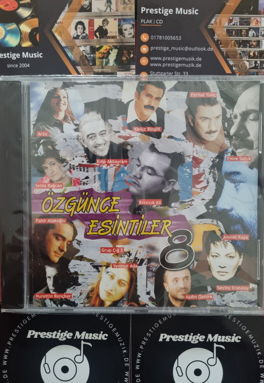 Özgürce Esintiler 8 CD-Destan Müzik Almanya-Stuttgart-Esslingen CD