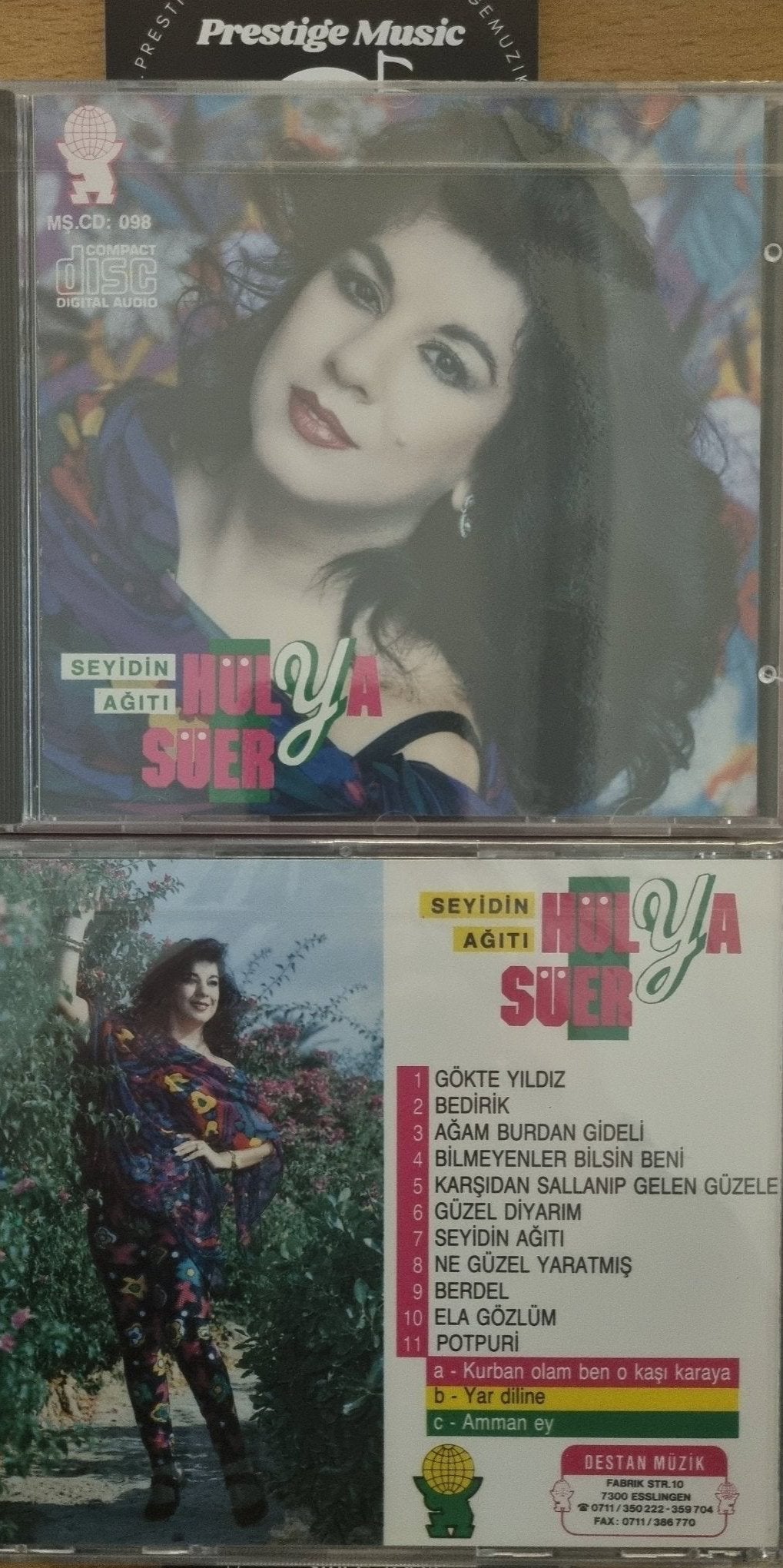 Hülya Süer Seyidin Ağıtı CD( Almanya-Esslingen DESTAN Müzik)