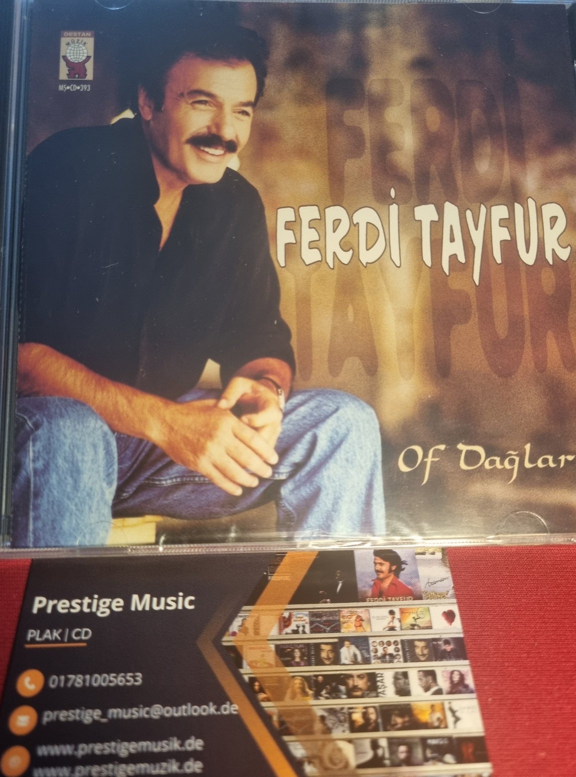 Ferdi Tayfur Of Dağlar CD(Destan Müzik Almanya-Stuttgart-Esslingen Baski)