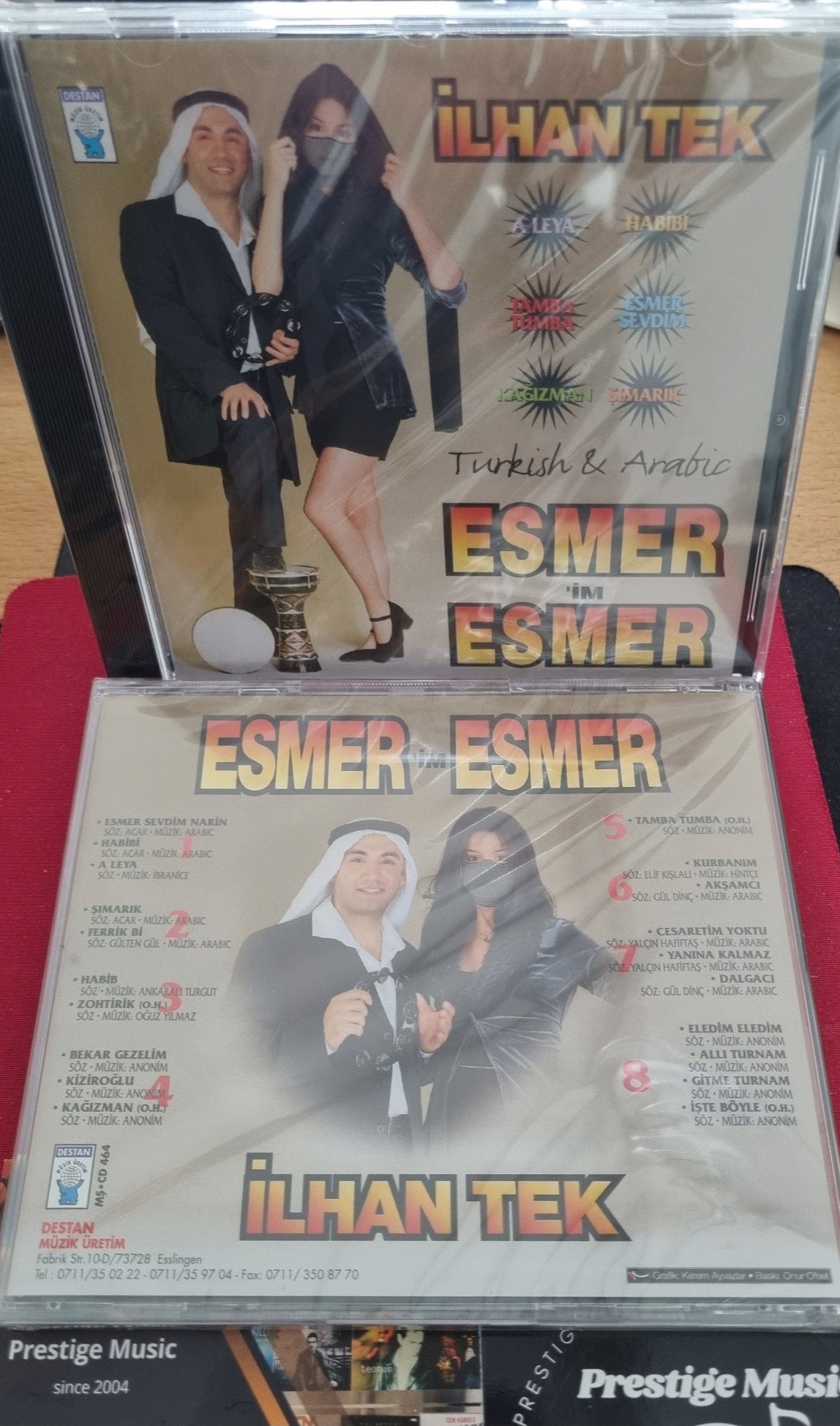 İlhan Tek - Esmer im Esmer | CD | Almanya | Destan Müzik | CD