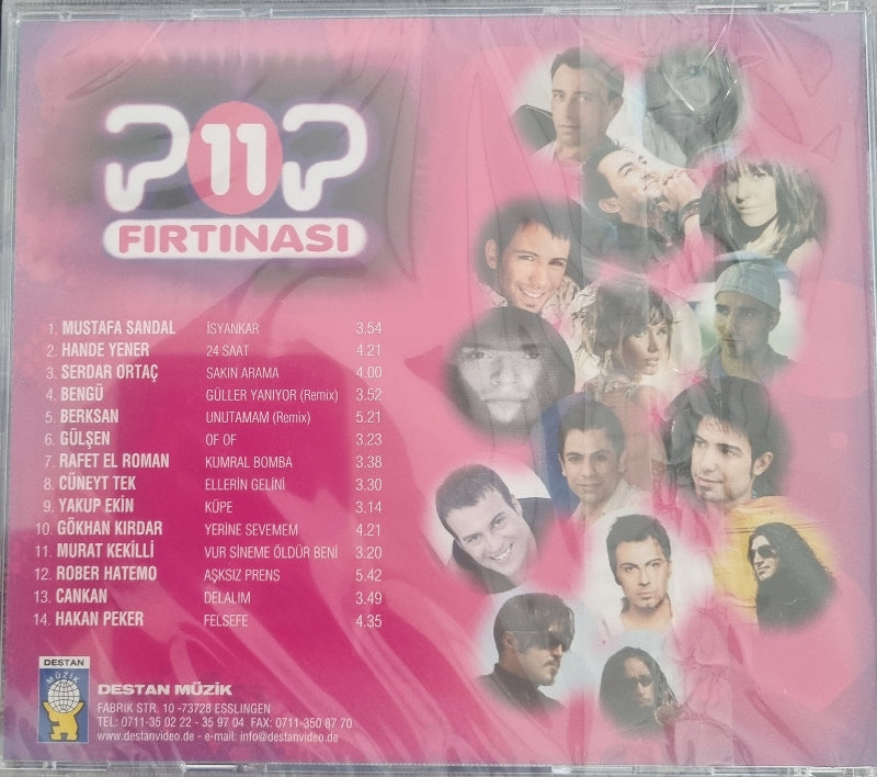 POP Fırtınası Vol.11 CD | Çeşitli Sanatçılar – Türkçe Pop ( DESTAN Müzik ) Almanya
