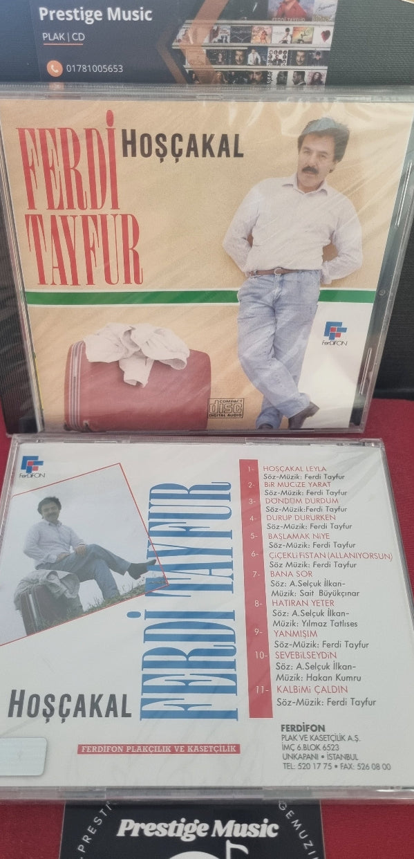 Ferdi Tayfur CD - Ferdi Tayfur Hoşçakal | Hoşcakal ( CD ) Arabesk | CD