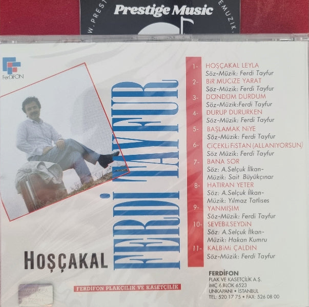 Ferdi Tayfur CD - Ferdi Tayfur Hoşçakal | Hoşcakal ( CD ) Arabesk | CD