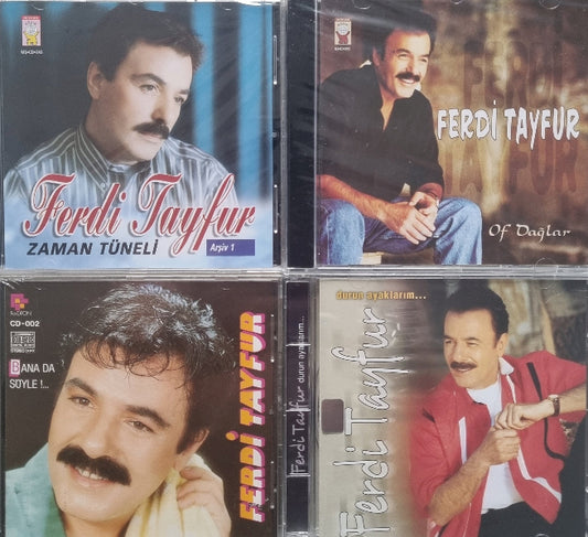 Ferdi Tayfur CD Seti | Zaman Tüneli Arşiv 1 | Of Dağlar | Bana Da Söyle | Durun Ayaklarım | CD | Destan Müzik | Almanya