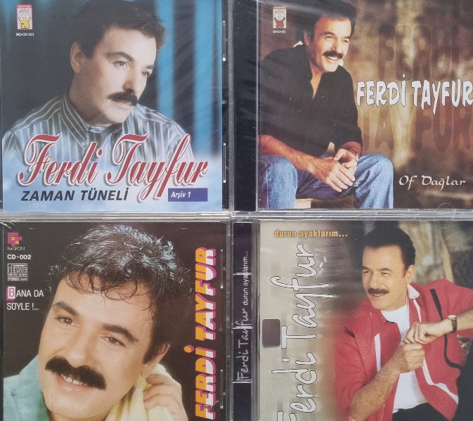Ferdi Tayfur CD Seti | Zaman Tüneli Arşiv 1 | Of Dağlar | Bana Da Söyle | Durun Ayaklarım | CD | Destan Müzik | Almanya
