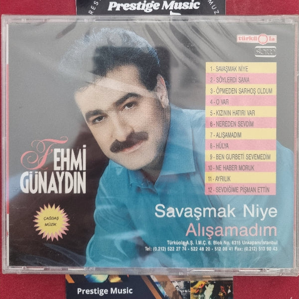 Fehmi Günaydın - Savaşmak Niye | Alışamadım CD |Türküola | Almanya | CD