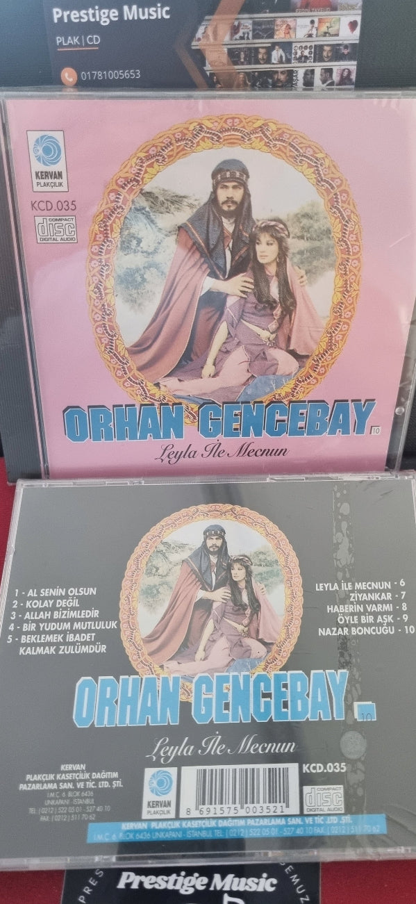 Orhan Gencebay 10 - Leyla İle Mecnun CD | Kervan Plakçılık Kasetçilik