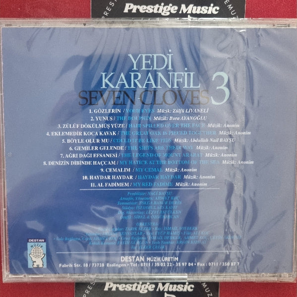 Yedi Karanfil 3 - Seven Cloves CD [Türkisch Instrumental | CD] DESTAN Müzik | Almanya